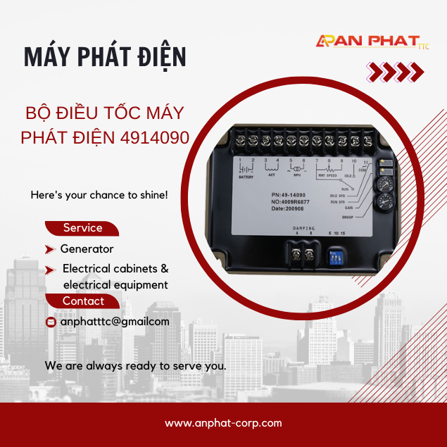 Bộ điều tốc máy phát điện 4914090 (Governor 4914090)