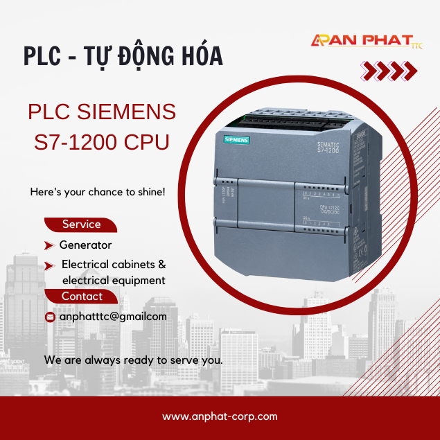 PLC Siemens S7-1200 CPU 1212C DC/DC/DC 6ES7212-1AE40-0XB0