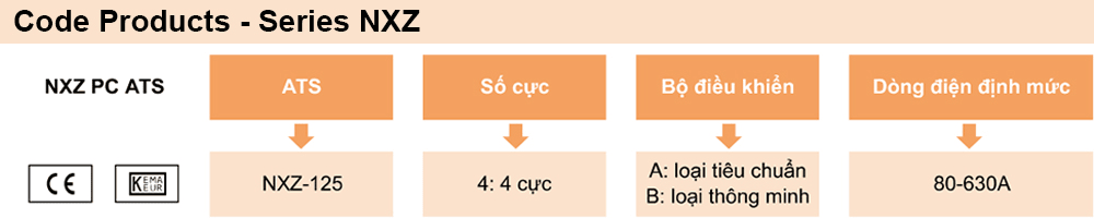 ATS Chint NXZ-250/4A 200A : Bộ chuyển nguồn tự động Chint NXZ 4P 200A