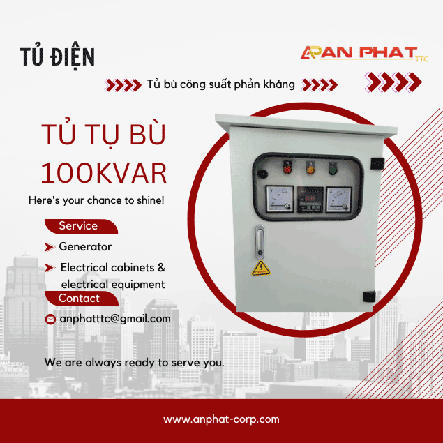 Tủ tụ bù hạ thế 100kvar