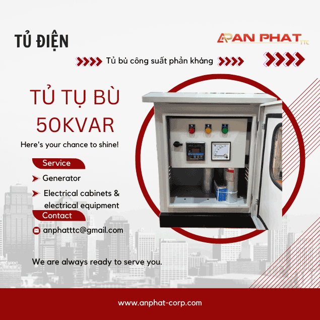 TỦ TỤ BÙ HẠ THẾ 50KVAR